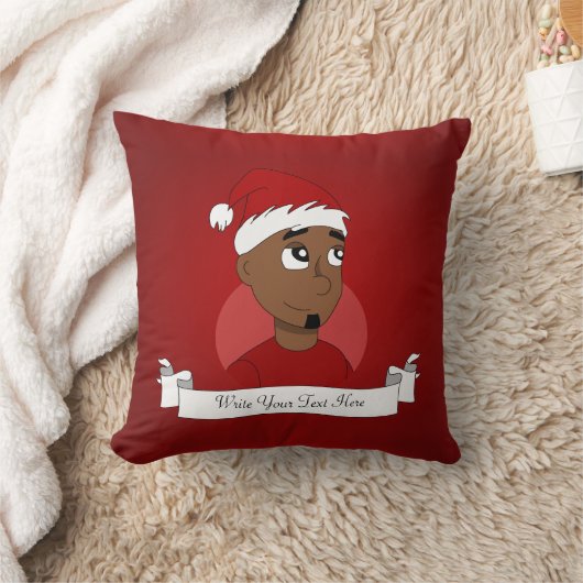 Coussin Caricature de Noël (Couverture)
