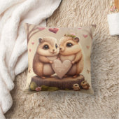 Coussin Caricature de petits ours mignons (Couverture)