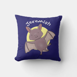 Coussin Caricature de vol de chauve-souris