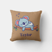 Coussin Caricature personnalisée Cute Koala Bear (Recto)