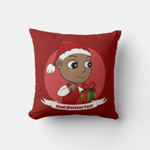 Coussin Caricature pour bébé de Noël Jeu d'oreiller