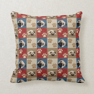 Coussin Carlin de surface composée Americana