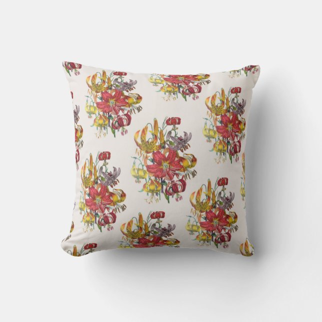 Coussin Carnaval de fleurs (Recto)