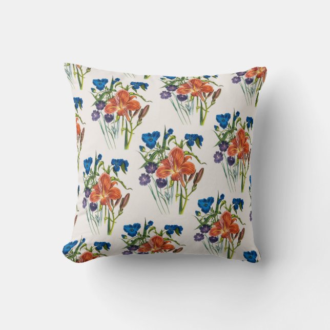 Coussin Carnaval des fleurs (Recto)