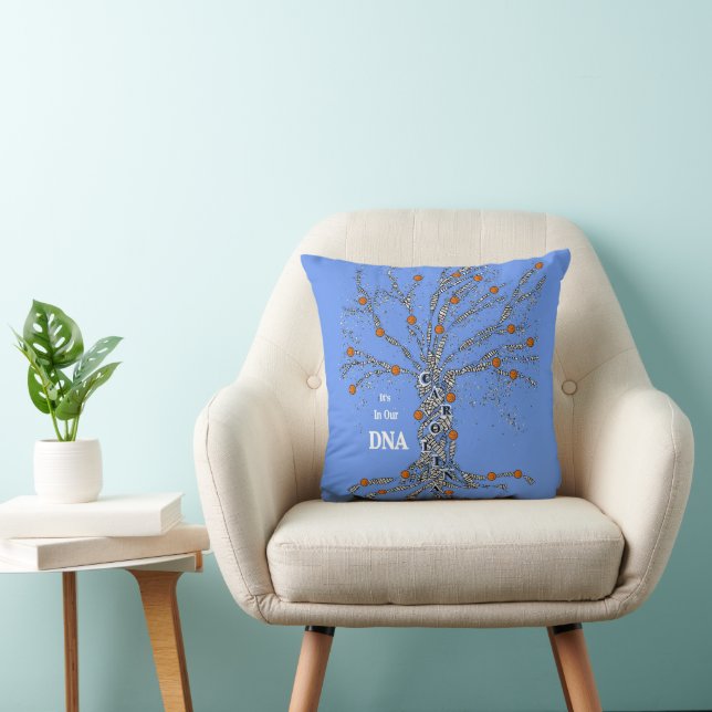 Coussin Carolina Basketball dans notre ADN (Chaise)