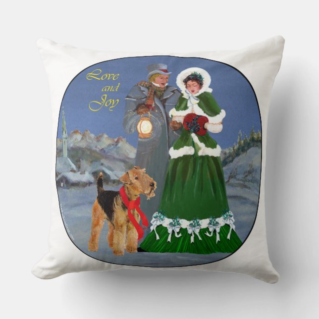 Coussin Carols de Christmas (Recto)