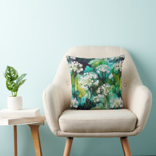 Coussin Carotte sauvage Abstrait