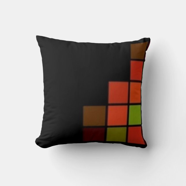 Coussin Carré Abstrait (Recto)