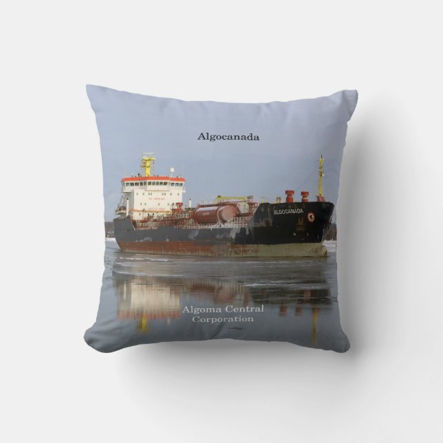 Coussin carré Algocanada (Recto)