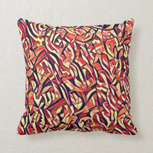 Coussin carré astral feu
