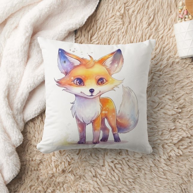 Coussin Carré Baby Fox (Couverture)
