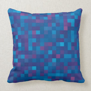 Coussin Carré bleu foncé