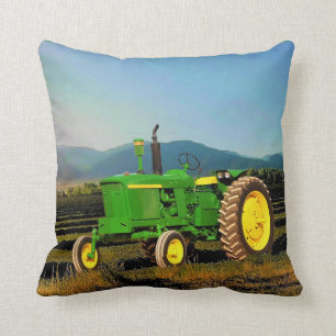 Coussin Carré de Big Green Tractor 1962