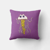 Coussin Carré de Jammin Jellyfish (Verso)