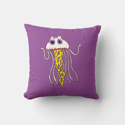 Coussin Carré de Jammin Jellyfish (Recto)