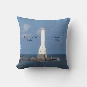 coussin carré de la lumière Huron Harbour