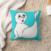 Coussin Carré de phoques surpris (Couverture)