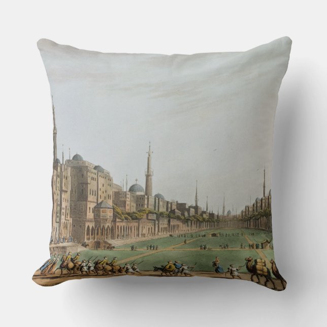 Coussin Carré de principal au Caire grand, avec Murad Bey (Recto)