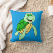 Coussin Carré de tortue rapide (Couverture)