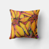 coussin Carré de tournesol "magique" (Verso)