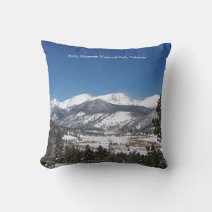Coussin Carré du parc national Rocky Mountain