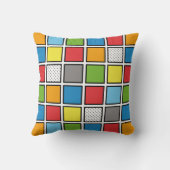 Coussin Carré du style de bande dessinée (Verso)