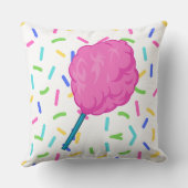 Coussin Carré Fairy Rose Coton (Verso)