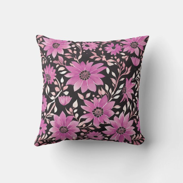 Coussin Carré floral (Verso)