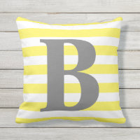 Carré initial du monogramme des bandes blanches ja