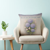 coussin carré '' là où le calme fleurit (Chaise)