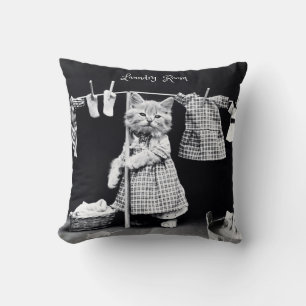 Coussin carré, Lave-linge