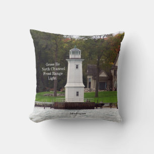 Coussin Carré léger à chaîne frontale Grosse Ile Nord