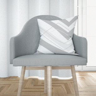 Coussin Carré moderne gris