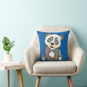 Coussin Carré Panda souriant (Chaise)