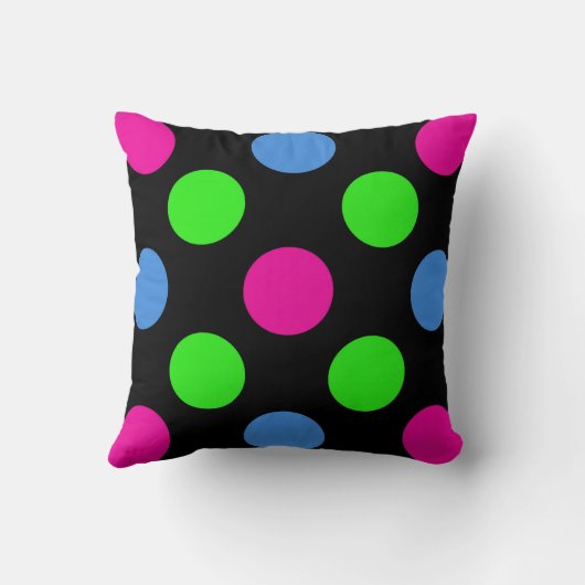 Coussin Carré Polka Dot (Verso)
