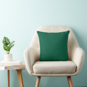 coussin carré vert foncé à jeter (Chaise)