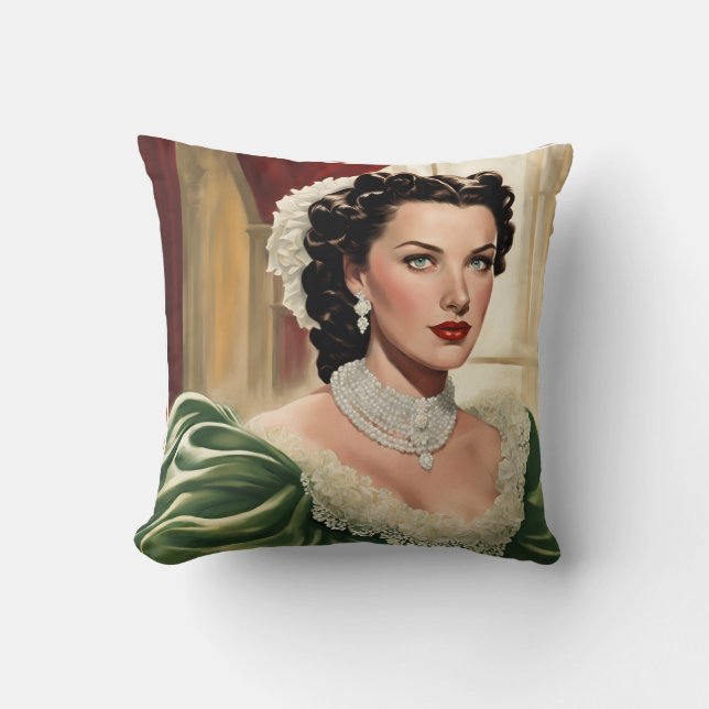 Coussin Carré vintage Glamor (Recto)