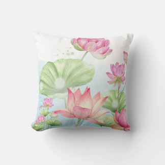 Coussin Carré Water Lotus