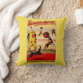 Coussin Carreau 16" de COTON x 16" BARNUM et BAILEY (Couverture)