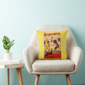 Coussin Carreau 16" de COTON x 16" BARNUM et BAILEY (Chaise)