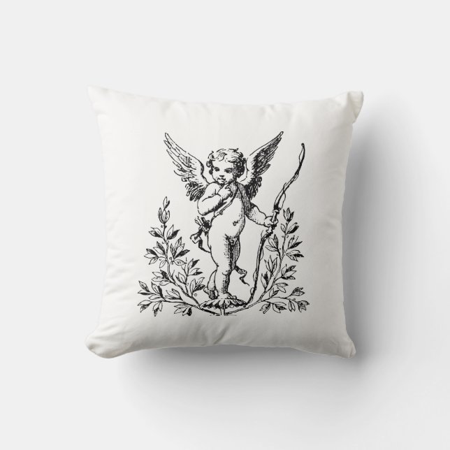Coussin Carreau 20" de cupidon x 20" (Recto)