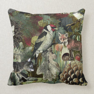 Coussin Carreau 20" de forêt x 20"