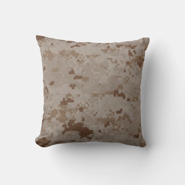 Coussin Carreau 20" du désert MARPAT x 20" (Recto)
