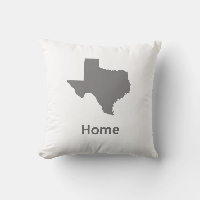 Coussin Carreau à la maison du Texas (Recto)
