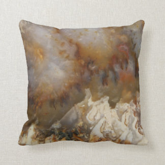 Coussin Carreau abstrait d'agate