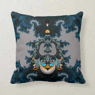 Coussin Carreau abstrait de Horus de Dieu de ciel de