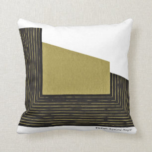 Coussin Carreau abstrait moderne