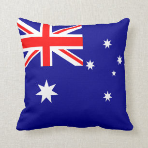 Coussin Carreau australien de drapeau