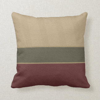 Coussin Carreau bronzage de motif de Bourgogne Colorblock