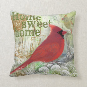 Coussin Carreau cardinal